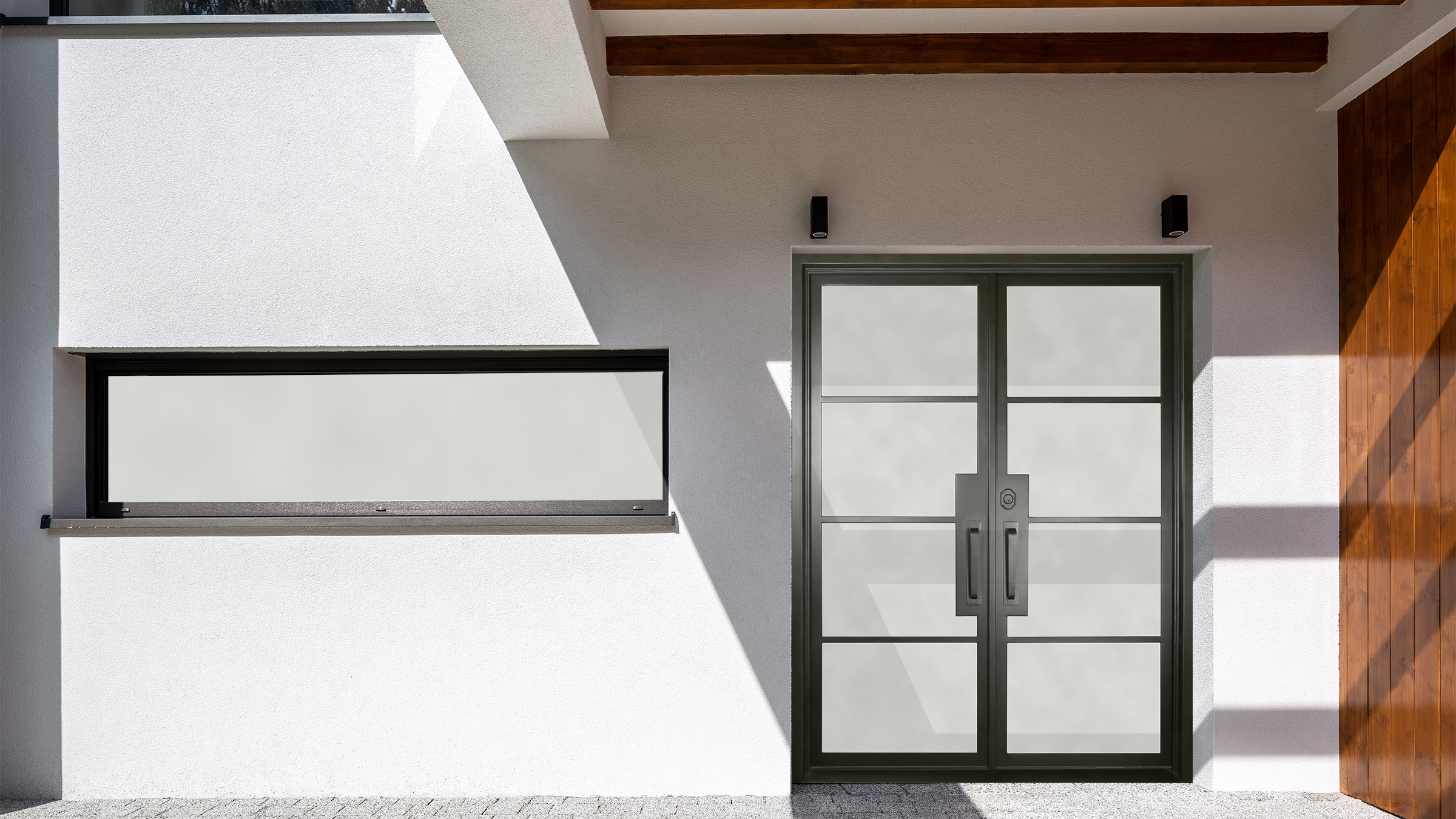 Malibu metal single door install